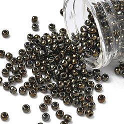 (83) Metallic Iris Brown Тохо 6/0 круглые бусины, японский бисер, (83) металлический ирис коричневый, 4 мм, отверстие : 1.5 мм, Около 840 шт / 50 г