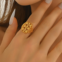 Настоящее золото 18K Регулируемые латунные открытые манжеты для женщин, реальный 18 k позолоченный, внутренний диаметр: 16мм~20мм