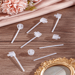 Clear 20 Sets PP Plastic Spray Bottle Replacement Dispensing Pump Top, Fine Mist Sprayer Caps, Clear, 1.45x1.25cm