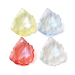 (52) Непрозрачная лаванда Прозрачная акриловая подвеска ab color, разноцветные, 23x20.5x4 мм, отверстие : 1.8 мм, Около 769 шт / 500 г