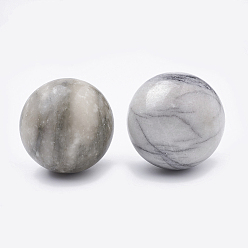 Белый Нефрит Натуральные белые нефритовые украшения, круглые, 49~51 мм