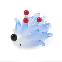 Озёрно--синий Ежик украшения дома, украшения ручной работы дисплея бусины, Плут синий, 39.5~41x31.5~32.5x25~25.5 мм