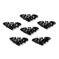 Bat Кабошоны из непрозрачной смолы на Хэллоуин, летучая мышь, 8x19.5x4 мм