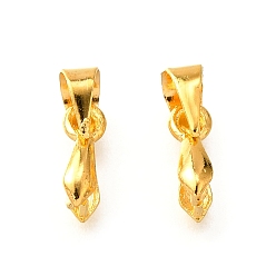 Золотой Латуни льда поручительств выбор щепотка, без свинца и без никеля , золотые, 9x2.5 мм, отверстие : 4x5 мм