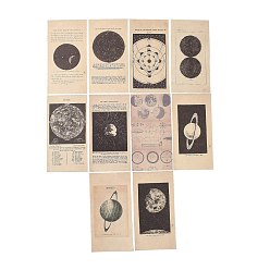 Others Scrapbook Kraft Paper Pad, for DIY Album Scrapbook, Greeting Card, Background Paper, Diary Decorative, Beige, 16x8.4cm, 60pcs/bag