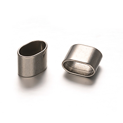 Нержавеющая Сталь Цвет Прямоугольник 201 прелести нержавеющей стали слайд, цвет нержавеющей стали, 8x6 мм, отверстие : 5x9 мм