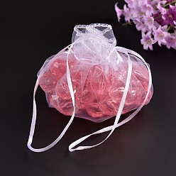 Белый Сумочки из органзы, белые, 26~27 cm в диаметре