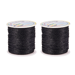 Черный Нейлоновая нить, чёрные, 1.0 мм, около 45 м / рулон