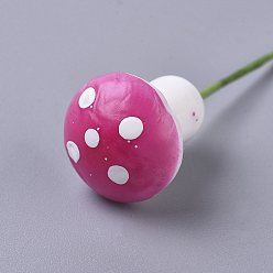 Орхидея Искусственное растение пены цветные грибы, для микро ландшафта, горшки для растений, бонсай ремесло украшения, сиреневые, 66~78 мм