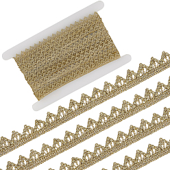 Треугольник 5ярды полиэстеровых кружевных лент, цветок, аксессуары для одежды, треугольные, 1/2 дюйм (12 мм), 5 ярдов / комплект