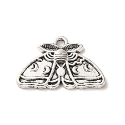 Античное Серебро Сплавочные подвески тибетского стиля, без кадмия и без свинца, моль, античное серебро, 12.5x20x2 мм, отверстие : 1.5 мм, Около 820 шт / 1000 г