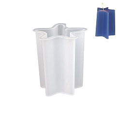 Звезда Силиконовые формы для свечей своими руками, изготовление украшений, для изготовления свечей, белые, звезда, 56x56x72 мм