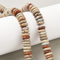 Шушан Камень Натуральный камень Шушан бисер нитей, диск, 10~10.5x3.5~4 мм, отверстие : 1.2 мм, около 100 шт / нитка, 14.96'' (38 см)