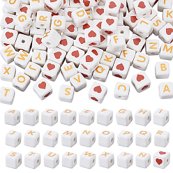 Mixed Shapes 62шт. фарфоровые бусины ручной работы, яркие глазированный фарфор, разнообразные, 8~8.5x8~8.5x8~8.5 мм, отверстие : 1.8~2 мм