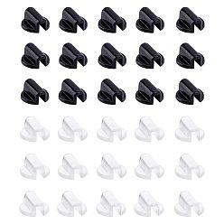 (52) Непрозрачная лаванда Пластиковые резинки для волос пряжки, прозрачность, аксессуары для волос, круглые, разноцветные, 100 шт / коробка