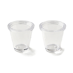 Clear Transparent Plastic Cup, Clear, 34x33mm, Inner Diameter: 26mm