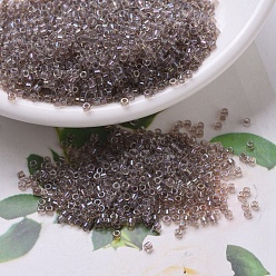 (DB0064) Хрустальный AB с Подкладкой Серо-коричневый Бусины miyuki delica, цилиндр, японский бисер, 11/0, (дб 0064) темно-коричневый кристалл, 1.3x1.6 мм, отверстия: 0.8 мм, около 10000 шт / мешок, 50 г / мешок