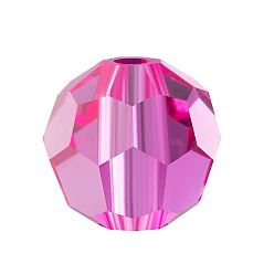 70350 Fuchsia Хрустальные бусины preciosa®, чешский хрусталь, 451 19 602 круглый, 70350 фуксия, 6 мм, отверстие : 1.2 мм