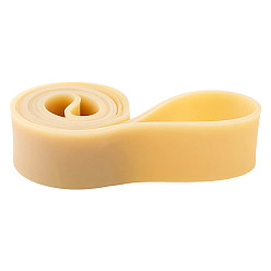 (932FM) Темно-синий аква-матовый с подкладкой Латексные резинки, плоский, темно-золотистые, 51x3.1x0.25 см