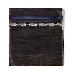 Черный Пвх почтовый замок сумки, прямоугольные упаковочные пакеты, верхние пакеты с самозапечатыванием, чёрные, 8.5x8 см, односторонняя толщина: 7.8 мил(0.2мм)