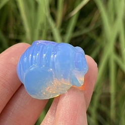 Опал Резные фигурки из опалита, статуэтки для украшения домашнего рабочего стола, Пчелы, 30 мм