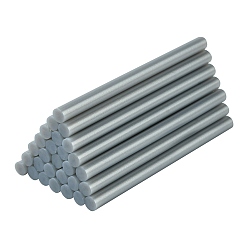 Silver Glue Gun Sticks, Hot Melt Glue Adhesive Sticks for Glue Gun, Sealing Wax Accessories, Silver, 10x0.7cm
