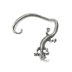 Gecko 316 хирургические серьги-манжеты из нержавеющей стали., осталось, геккон, 50x46.5 мм