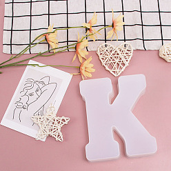 Letter K Силиконовые формы, формы помады, формы для литья смолы, для шоколада, конфеты, уф-смола, изготовление изделий из эпоксидной смолы, letter.k, 160x135x36 мм