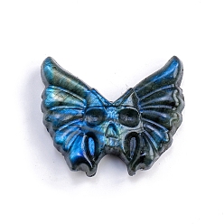 Бабочка Натуральные лабрадоритовые дисплеи, фигурка из энергетического камня Рейки, бабочки, 50x40 мм