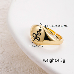 Золотой Латунные кольца-манжеты для женщин, золотые, внутренний диаметр: 16мм~18мм