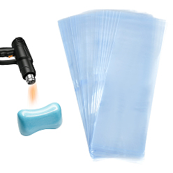 Прозрачный Термоусадочные пакеты из пвх, прямоугольные, прозрачные, 25x8.2x0.02 см