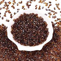 Сэнди Коричневый Стеклянные бусины Пикассо, окрашенные распылением, арахис, песчаный коричневый, 6x4x3 мм, отверстие : 1.2 мм, Около 4000 шт / фунт