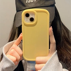 Золотистый Чехол для мобильного телефона из матового силикона цвета конфет, золотые, 16.1x7.85x0.8 см, подходит для iphone 14 promax