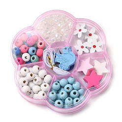 Mixed Shapes Тема детского дня, набор украшений из кленового дерева, наборы для изготовления своими руками, разнообразные, 16.5~25x16.5~25.5x5~6 мм, отверстие : 2~2.5 мм