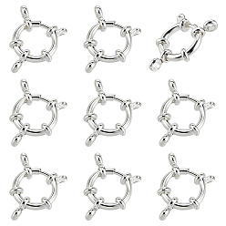 Silver 10Pcs 304 Stainless Steel Spring Ring Clasps, Ring, Silver, 14x4mm, Hole: 2.5mm
