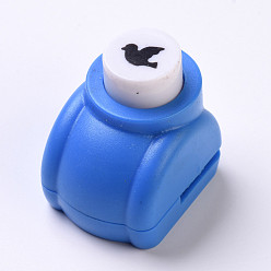 Случайный Цвет Пластиковые наборы для пунша для скрапбукинга и бумажных промыслов, бумажные формочек, птица, случайный один цвет или случайный смешанный цвет, 33x26x32 мм