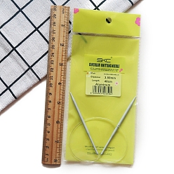 Серебро Алюминиевая игла, швейные инструменты, серебряные, 400 мм