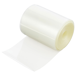 Прозрачный 10м ПВХ термоусадочная трубка, прозрачные, 80x0.2 мм