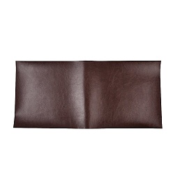 Brun De Noix De Coco Tissu en similicuir pu, tissu de reliure, plat, brun coco, 200x430x0.7mm