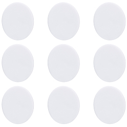 White Acrylic Board, Flat Round, White, 88.5x3mm