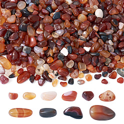 (52) Непрозрачная лаванда 500г окрашенные и нагретые натуральные бусины из агата, без отверстия , самородки, разноцветные, 8~12 мм