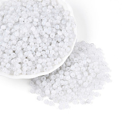 Белый Дым 6/0 стакан бисер, круглое отверстие, рондель, золотой металл обвитыми, серый, 4~4.5x3~3.5 мм, отверстие : 1.2~1.4 мм, Около 6430 шт / фунт