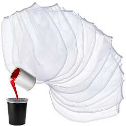 Blanco 10unidades de bolsa de filtro de nailon, blanco, 470x380x0.4 mm