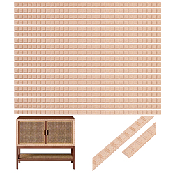 Античный Белый Квадратные деревянные резные полоски по краю в области талии для декоративного оформления стены в гостиной., старинный белый, 410x14x4.5 мм