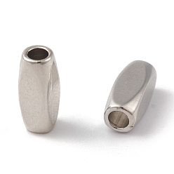 Platin Farbe Gestellmessingperlen, cadmiumfrei und bleifrei, langlebig überzogen, Fass, Platin Farbe, 8.5x3 mm, Bohrung: 1.6 mm