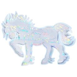 Белый Силиконовые формы для подвесок пищевого класса своими руками, формы для литья смолы, лошадь, белые, 190x250 мм