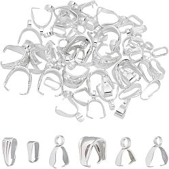 Серебро 60шт. 304 защелкивающиеся скобы из нержавеющей стали и скобы для ледорубов, серебряные, 10 шт / стиль