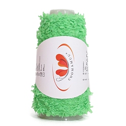 Lime green Farbverlauf-Regenbogen-Polyester-Papiergarn, zum Handstricken von Schal, Mütze, Sommerpullover, lime green, 2 mm