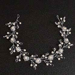 Платина Сплав волос, Аксессуары для волос, заколки-лозы для женщин, платина, 300x30 мм