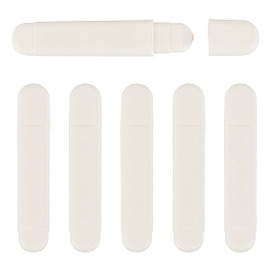 Белый Профессиональная портная меловая ручка, портновский меловой маркер для ткани прямоугольной формы, швейный инструмент, белые, 95x17.8x9.5 мм